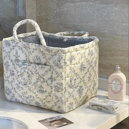 Floral Car Interior Storage Basket